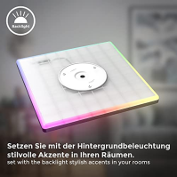 B.K.Licht - LED stropní lampa s nepřímým světlem, dálkovým ovládáním, barevným RGB+W světlem, LED panel, LED stropní lampa, LED 